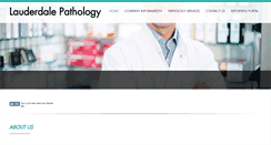 Desktop Screenshot of lauderdalepathology.com